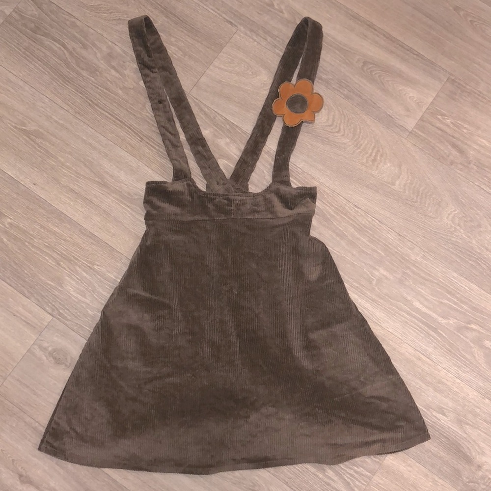 Voodoo vixen 60s corduroy suspender skirt